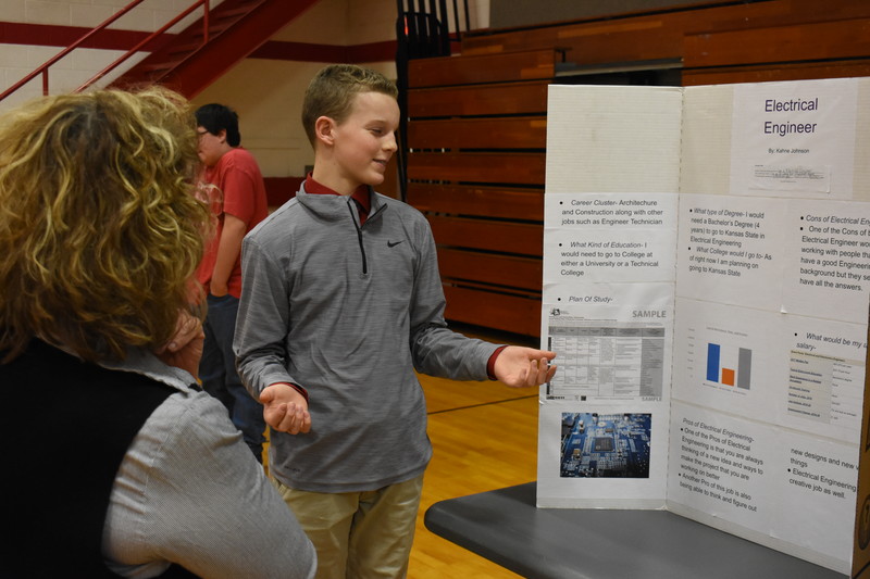 Quinter Schools QJH Explores Future Careers